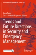Cover: Trends and Future Directions in Security and Emergency Management - Springer