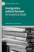 Cover: Immigration Judicial Reviews - Palgrave Macmillan