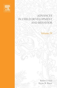 Enlarge image Cover: Advances in Child Development and Behavior - Academic Press