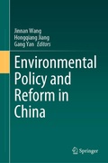 Cover: Environmental Policy and Reform in China - Springer