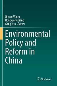 Enlarge image Cover: Environmental Policy and Reform in China - Springer