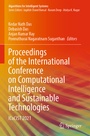 Cover: Proceedings of the International Conference on Computational Intelligence and Sustainable Technologies - Springer