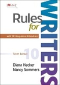 Cover: Rules for Writers with Writing about Literature (Tabbed Version) - Bedford/Saint Martin's