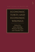 Cover: Economic Torts and Economic Wrongs - Hart Publishing