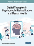 Cover: Handbook of Research on Digital Therapies in Psychosocial Rehabilitation and Mental Health - Business Science Reference