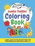 Cover: Jumbo Toddler Coloring Book - Little World Readers
