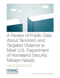 Cover: A Review of Public Data About Terrorism and Targeted Violence to Meet U.S. Department of Homeland Security Mission Needs - RAND