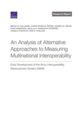Cover: Analysis of Alternative Approaches to Measuring Multinational Interoperability - RAND