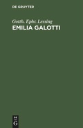 Cover: Emilia Galotti - De Gruyter
