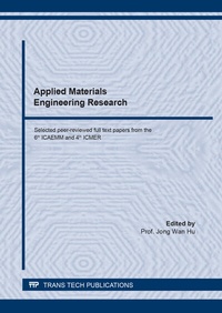 Enlarge image Cover: Applied Materials Engineering Research - Trans Tech Publications Ltd