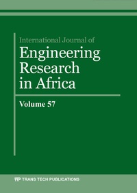 Abbildung von: International Journal of Engineering Research in Africa Vol. 57 - Trans Tech Publications Ltd
