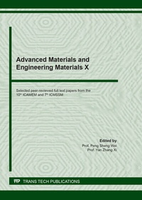 Abbildung von: Advanced Materials and Engineering Materials X - Trans Tech Publications Ltd