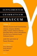 Cover: Supplementum Grammaticum Graecum 5 - Brill