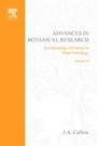 Cover: Advances in Botanical Research - Academic Press