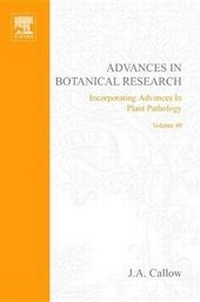Enlarge image Cover: Advances in Botanical Research: Volume 40 - Academic Press