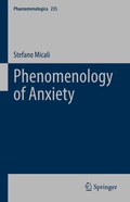 Cover: Phenomenology of Anxiety - Springer