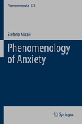 Cover: Phenomenology of Anxiety - Springer