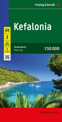 Abbildung von: Kefalonia, Straßenkarte 1:50.000, freytag & berndt - Freytag-Berndt und ARTARIA