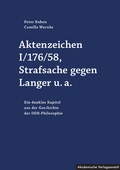 Cover: Aktenzeichen I/176/58, Strafsache gegen Langer u.a. - AVA