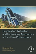 Cover: Degradation, Mitigation, and Forecasting Approaches in Thin Film Photovoltaics - Academic Press