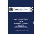 Cover: Police Practice Papers PSET Language Practice - Police Practice Papers