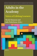 Cover: Adults in the Academy: Voices of Lifelong Learners - Brill