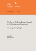 Cover: The rise of the Team Europe approach in EU development cooperation - German Institute of Development and Sustainability (IDOS) gGmbH