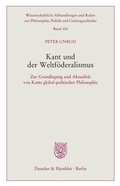 Cover: Kant und der Weltf&ouml;deralismus. - Duncker & Humblot