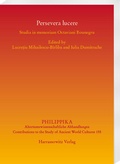 Cover: Persevera lucere - Harrassowitz Verlag