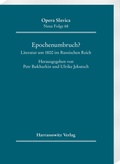 Cover: Epochenumbruch? - Harrassowitz Verlag