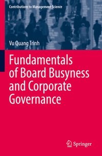 Abbildung von: Fundamentals of Board Busyness and Corporate Governance - Springer