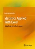 Cover: Statistics Applied With Excel - Springer