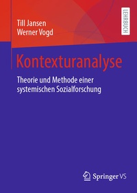 Enlarge image Cover: Kontexturanalyse - Springer VS