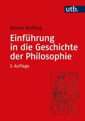 Cover: Einf&uuml;hrung in die Geschichte der Philosophie - UTB