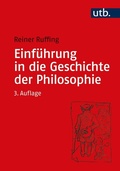 Cover: Einf&uuml;hrung in die Geschichte der Philosophie - UTB
