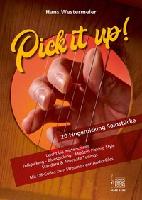 Abbildung von: Pick it up! 20 Fingerpicking Solostücke. Leicht bis mittelschwer. - Acoustic Music Books