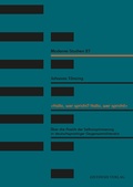 Cover: &raquo;Hallo, wer spricht? Hallo, wer spricht!&laquo; - Aisthesis