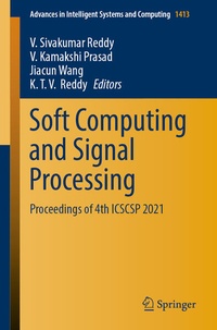 Enlarge image Cover: Soft Computing and Signal Processing - Springer