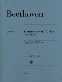 Abbildung von: Ludwig van Beethoven - Klaviersonate Nr. 7 D-dur op. 10 Nr. 3 - Henle, Günter