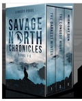 Cover: Savage North Chronicles Vol 1 Books 1-3: A Post-Apocalyptic Survival Adventure - Roar Press LLC