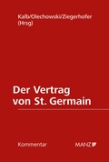 Cover: Der Vertrag von St. Germain - Manz