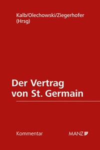 Enlarge image Cover: Der Vertrag von St. Germain - Manz