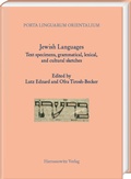Cover: Jewish Languages - Harrassowitz Verlag