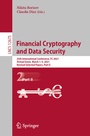 Cover: Financial Cryptography and Data Security - Springer
