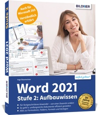 Abbildung von: Word 2021 - Stufe 2: Aufbauwissen - BILDNER Verlag