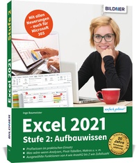 Abbildung von: Excel 2021 - Stufe 2: Aufbauwissen - BILDNER Verlag