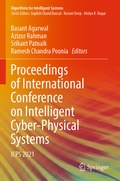 Cover: Proceedings of International Conference on Intelligent Cyber-Physical Systems - Springer