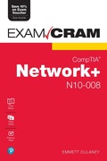 Cover: CompTIA Network+ N10-008 Exam Cram - Pearson It Certification