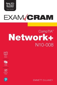 Abbildung von: CompTIA Network+ N10-008 Exam Cram - Pearson It Certification