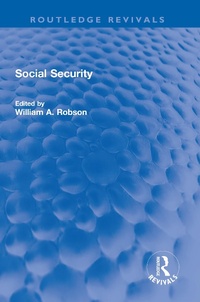 Abbildung von: Social Security - Routledge